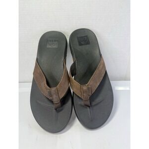 REEF Cushion Phantom LE Men's Flip Flops/ Sandal Full Gr Black/Brown Size 13